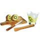 Kit Para Caipirinha em Bambu Ibiza - 0,35 L - 4 Pçs Personalizado