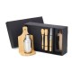 Kit Para Caipirinha Em Bambu Com Coqueteleira - 6 Pçs