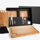 Kit Para Churrasco E Petisco Com 2 Tábuas - 11 Pçs