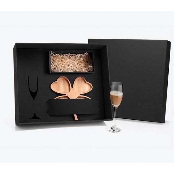 Kit Petisco E Champagne - 2 Pçs