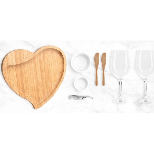 Kit Petisco e Vinho - 8 Pçs Personalizado
