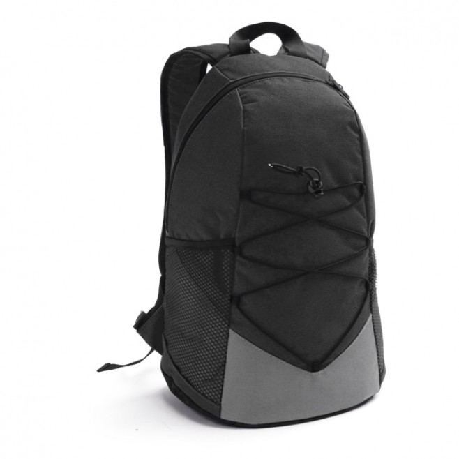 Mochila Com Bolsos Laterais em Tela Personalizada