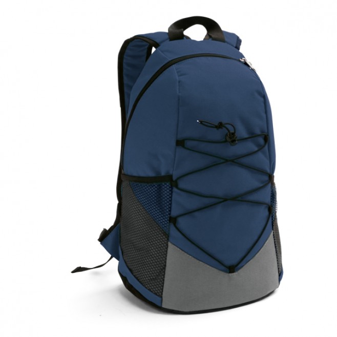 Mochila Com Bolsos Laterais em Tela Personalizada
