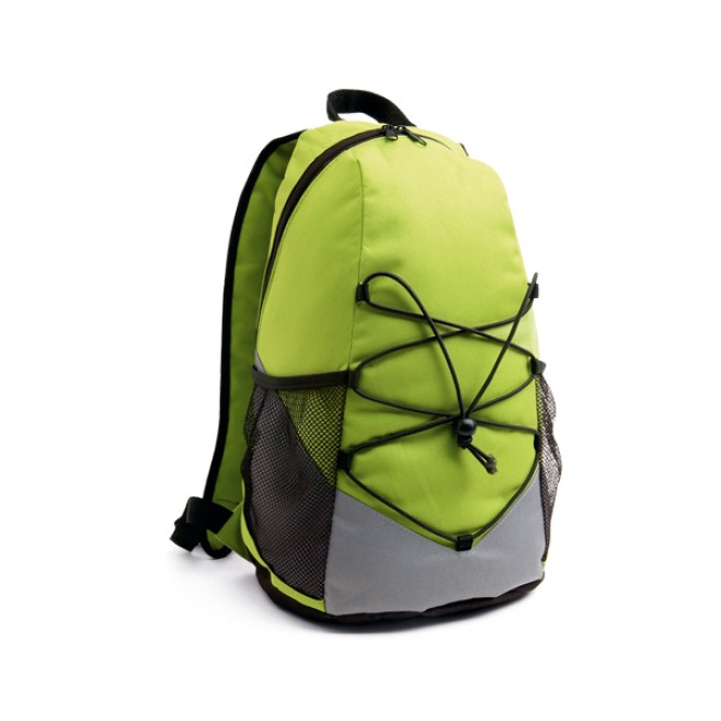 Mochila Com Bolsos Laterais em Tela Personalizada