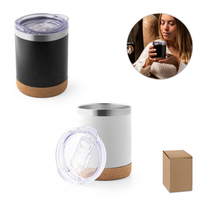 Copo de Viagem em Aço 400ml Personalizado