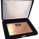 Placa de Homenagem em Latão Com Estojo