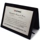 Placa de Homenagem Com Porta Placa 