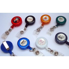 Porta Crachá Retrátil  Roller ClipPersonalizado