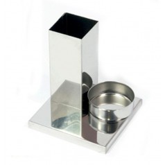 Porta Caneta e porta clips  em inox personalizado