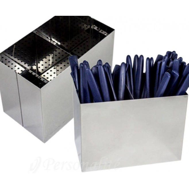 Porta Talheres com 2 divisórias de Aço Inox