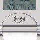 Relógio De Mesa Digital Em Alumínio Escovado