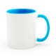 Caneca Cerâmica - 325ml - Interior e Alça Colorido  Personalizada