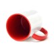 Caneca Cerâmica - 325ml - Interior e Alça Colorido  Personalizada