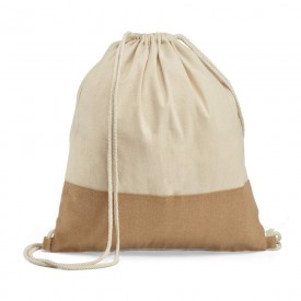 Sacola Tipo Mochila 100% Algodão Personalizada