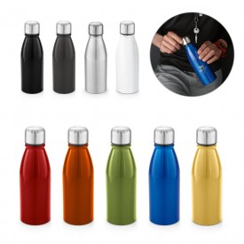 Squeeze Personalizado em Alumínio Com Tampa em Aço Inox 500 ml