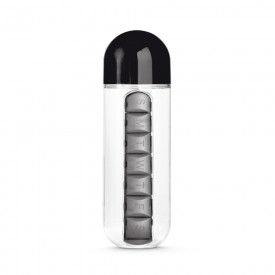 Squeeze  de 740ml personalizado com porta suplemento