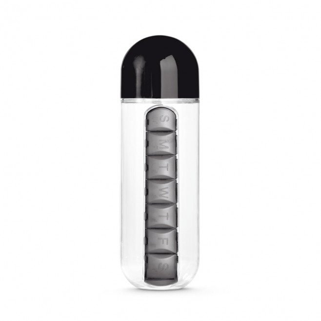 Squeeze  de 740ml personalizado com porta suplemento