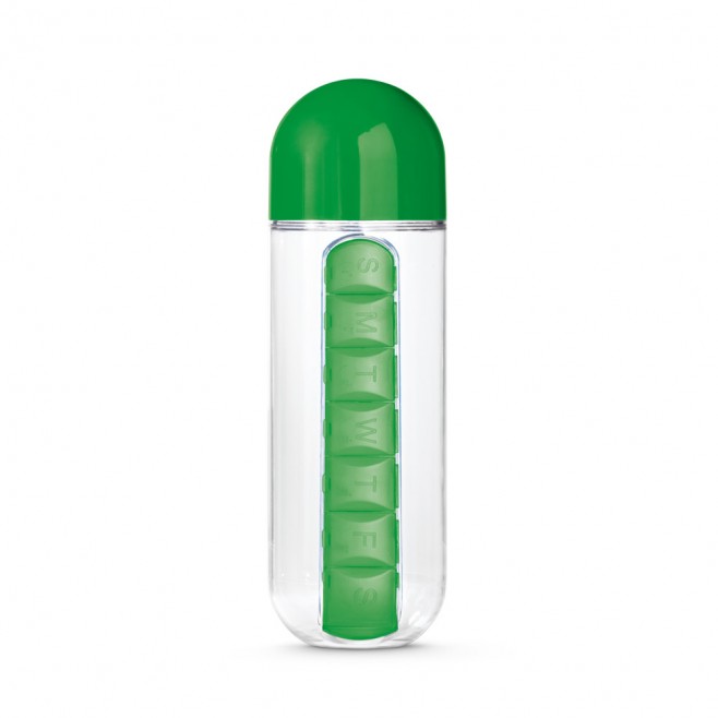 Squeeze  de 740ml personalizado com porta suplemento