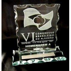 Troféu em Vidro